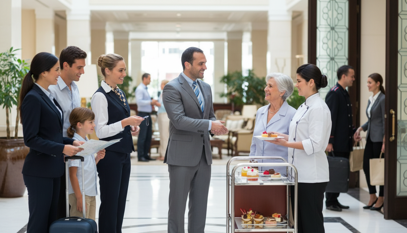 ramaah pada semua pelanggan