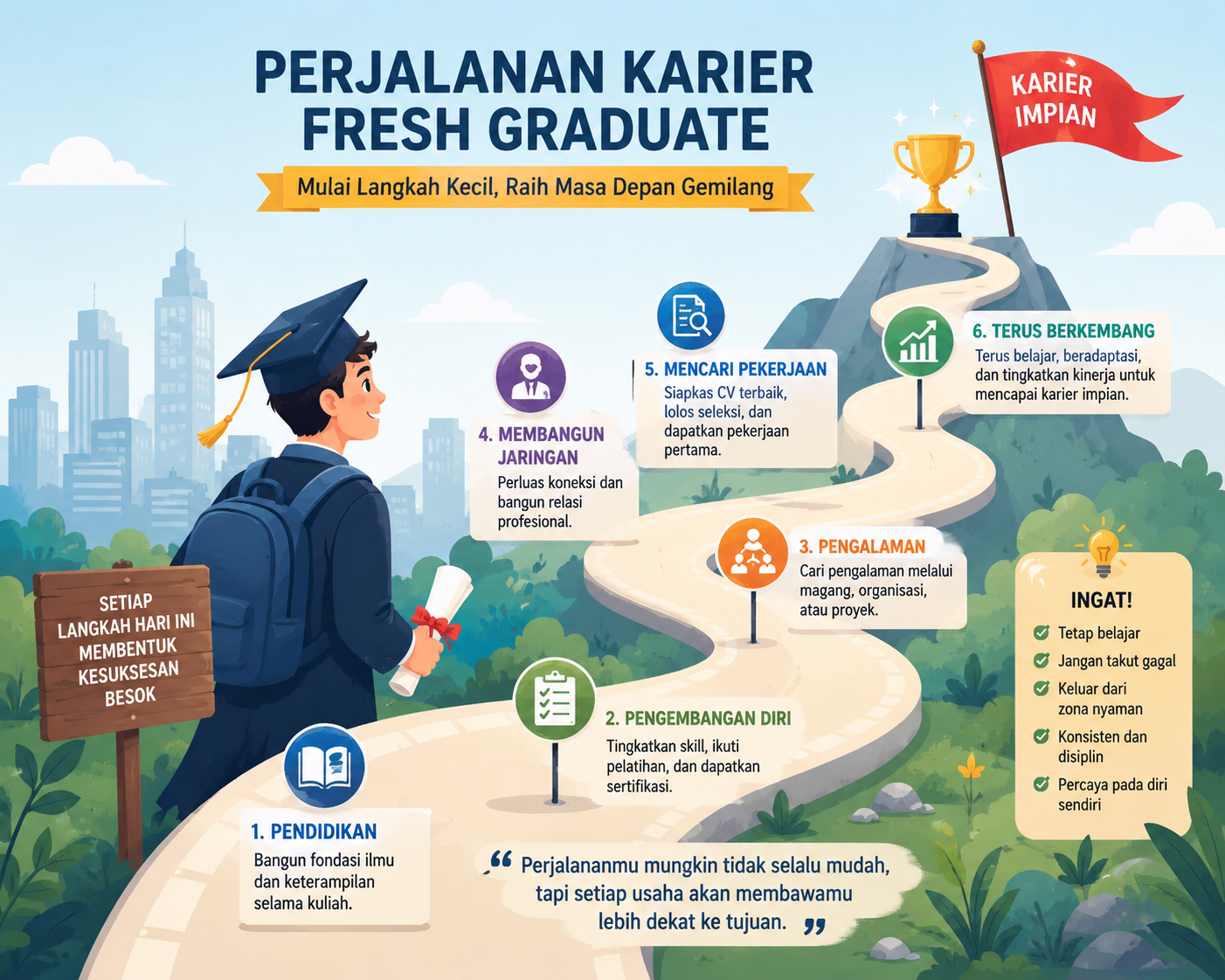 Perjalanan Karier Fresh Graduation