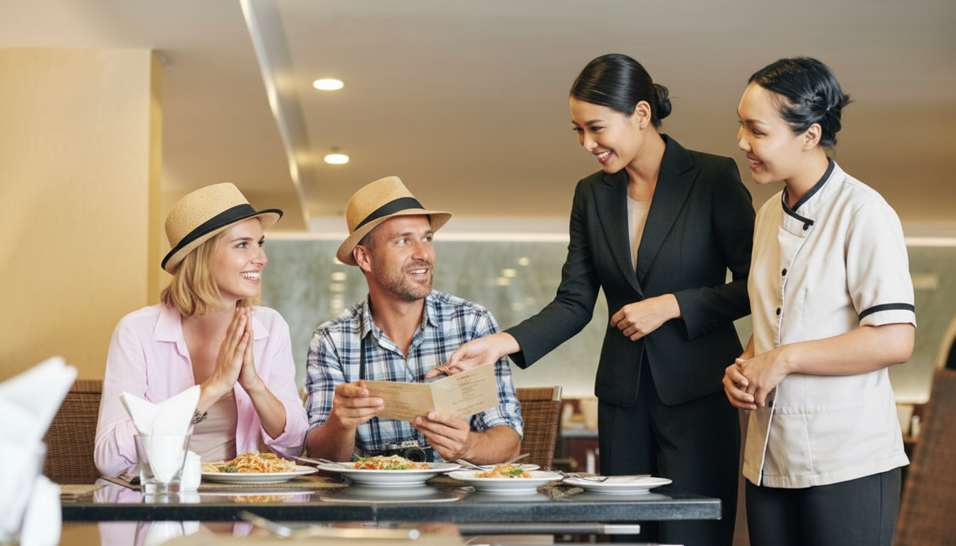 Pelayanan kepada pelanggan resto