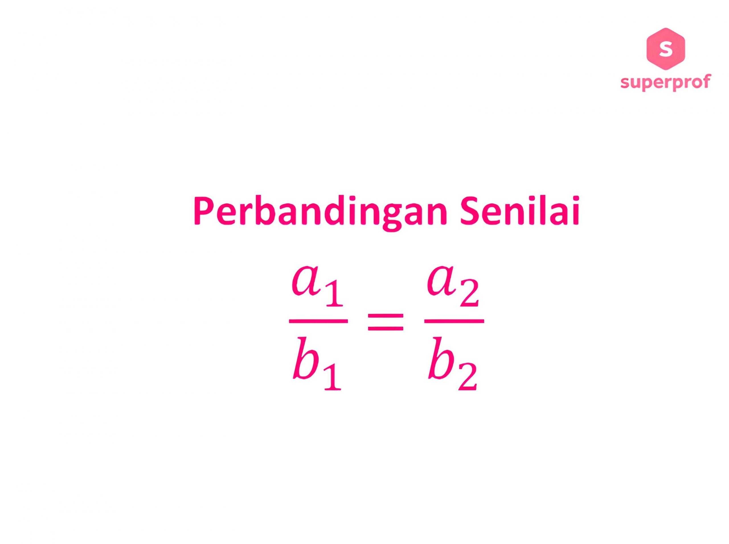 apa itu perbandingan senilai