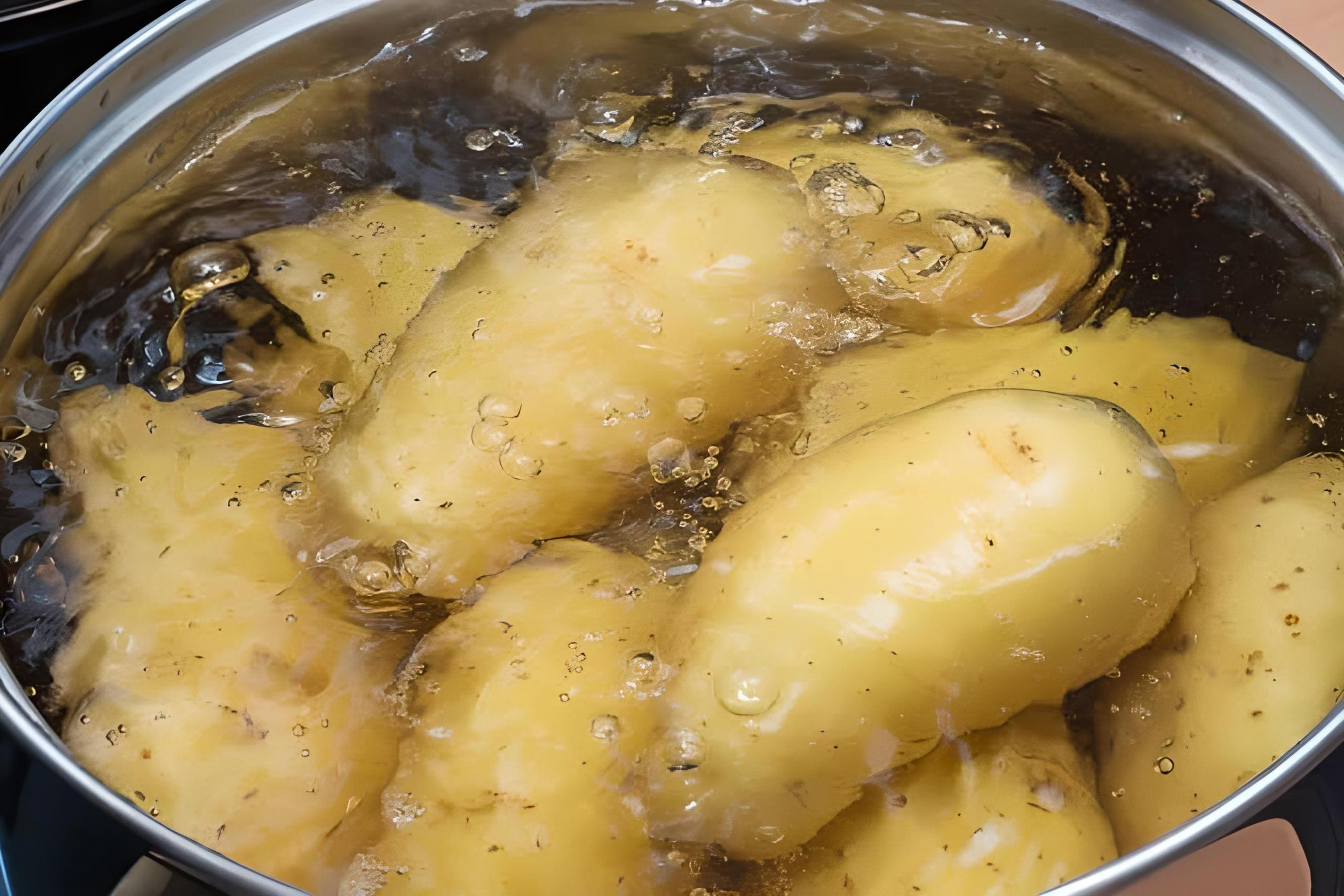 Proses titik didik saat memasak kentang