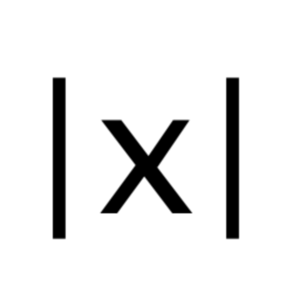 Lambang dari nilai mutlak