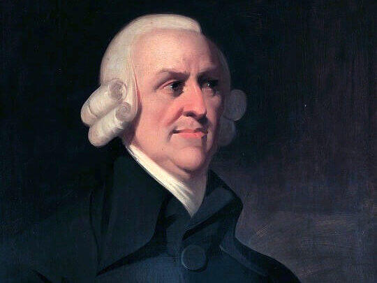 Adam Smith merupakan seorang filsuf dan dijuluki bapak ekonomi dunia, source: Penerbit Indoliterasi