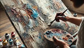 Teknik impasto dapat menciptakan efek 3D pada lukisan, source: Chipper Things