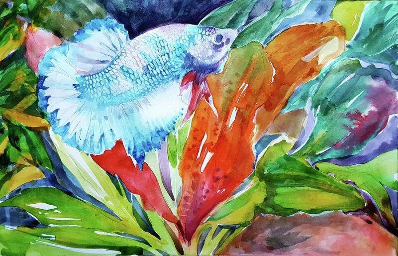 Menggambar dengan teknik plakat, source: Media Indonesia