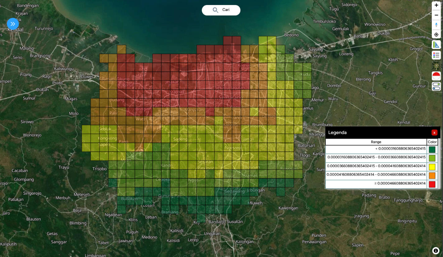 Perbandingan kandungan nitrogen dioksida di tengah kota dan desa, source: mapid.co.id