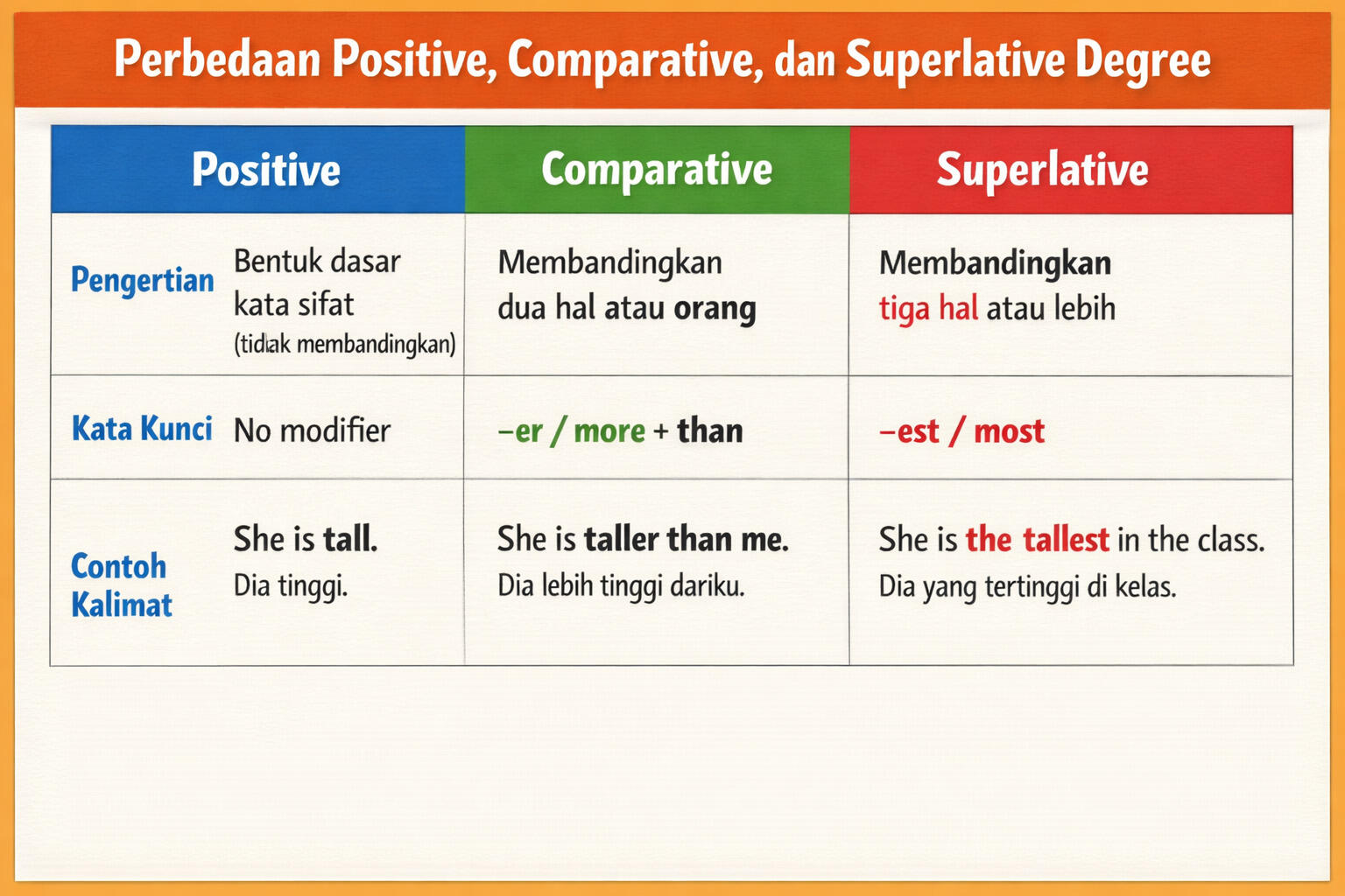 superlative vs comparison