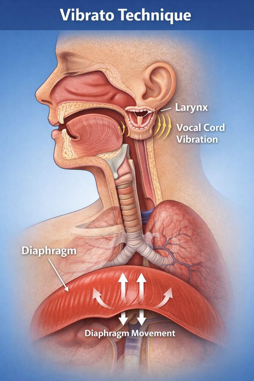 Gambar organ lariong dan diafragma