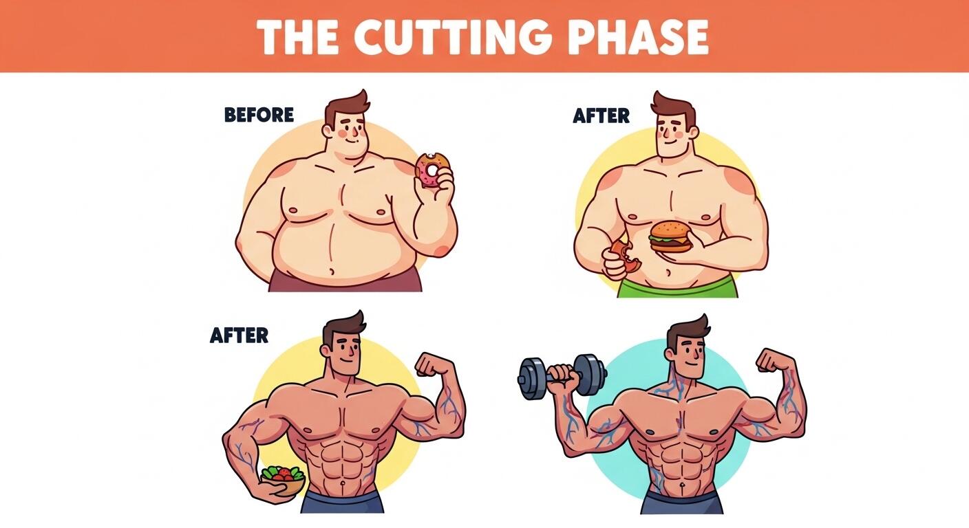 sebelum dan sesudah fase cutting