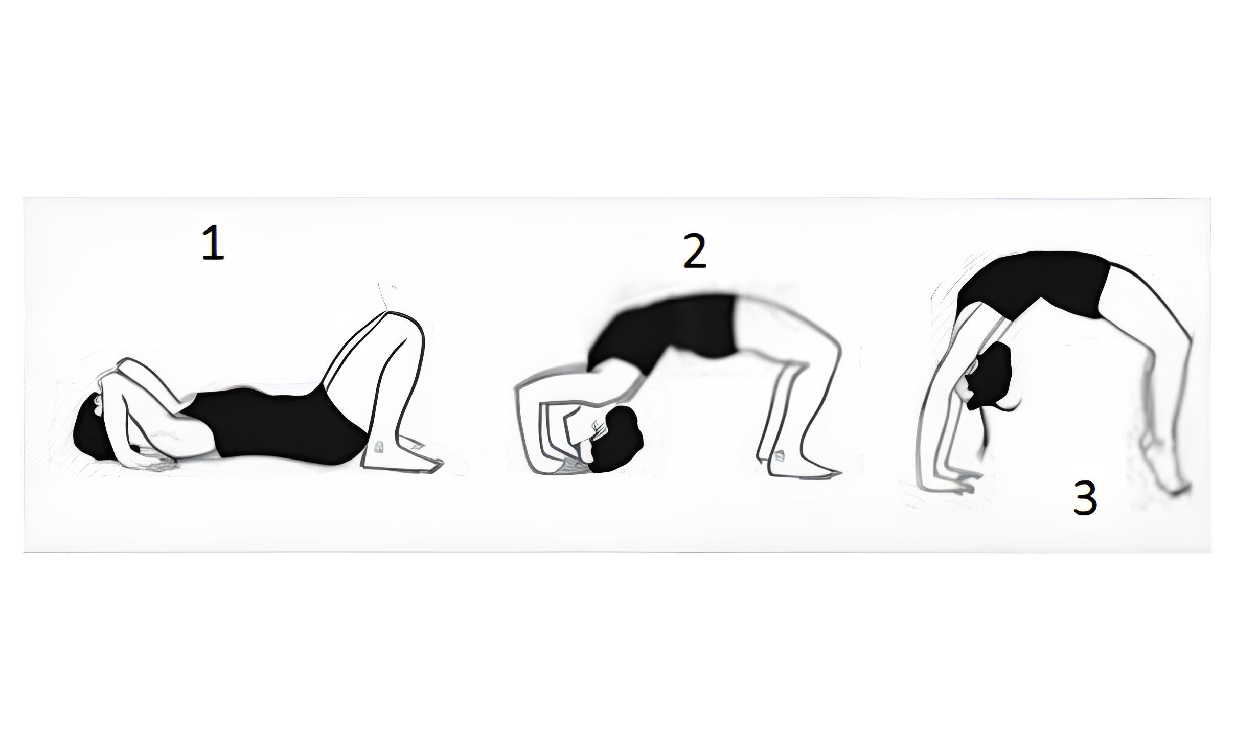 Step-step kayang sikap tidur