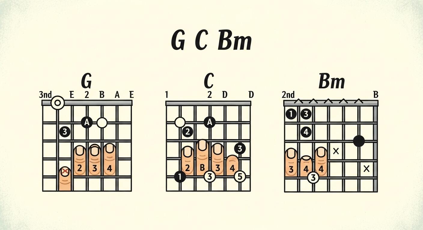 ilustrasi chord lagu