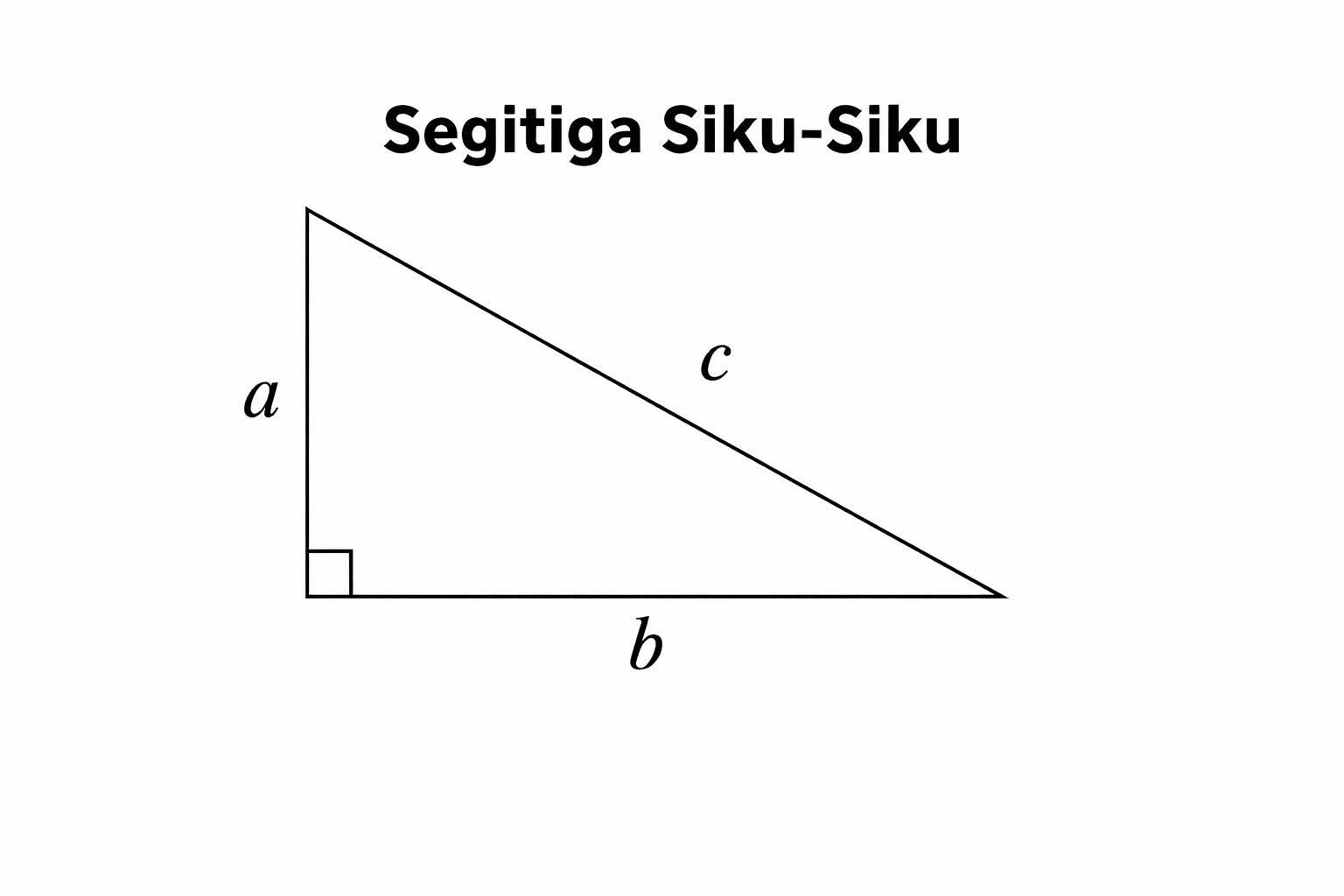 segitiga siku siku matematika