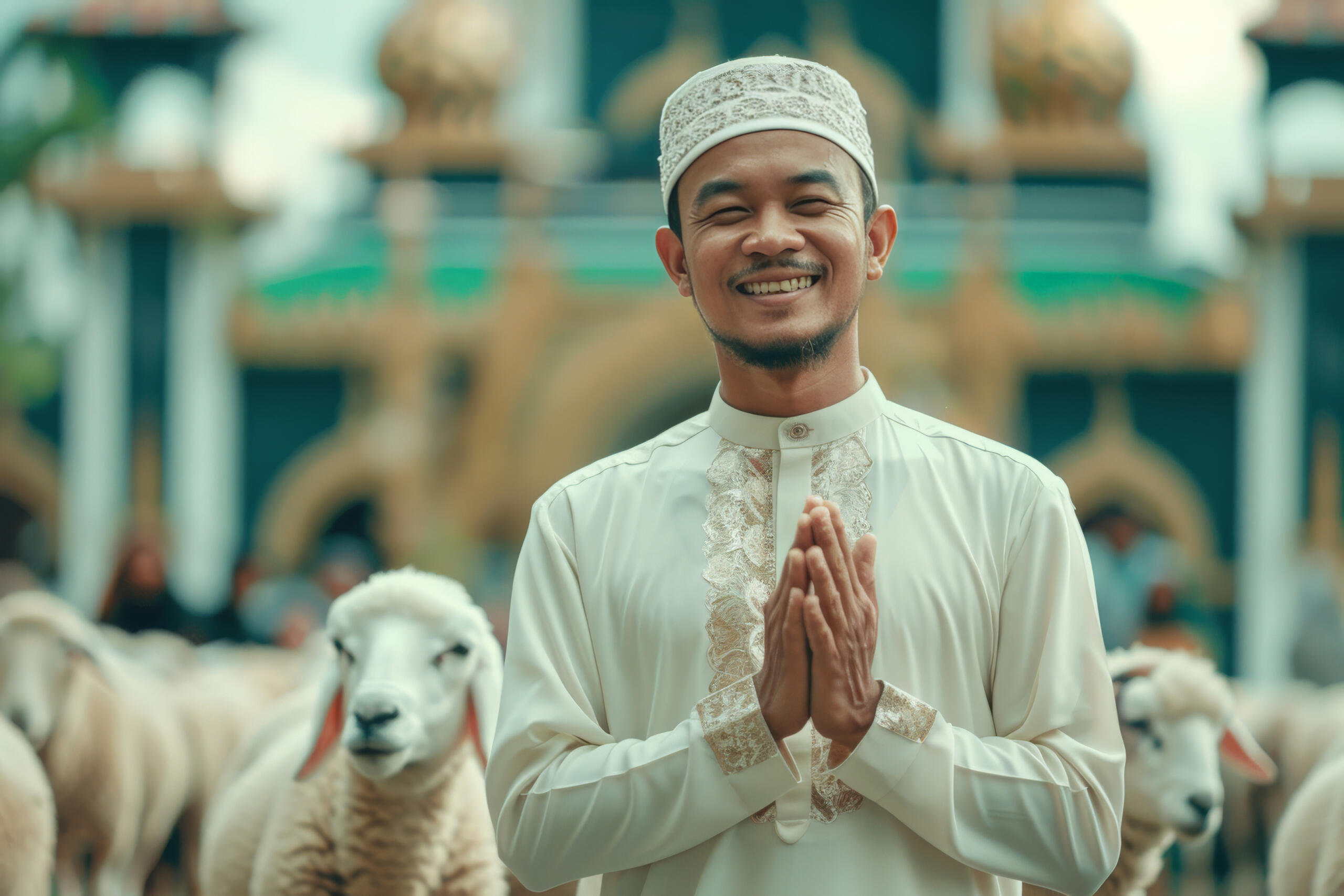 bapak dan kambing