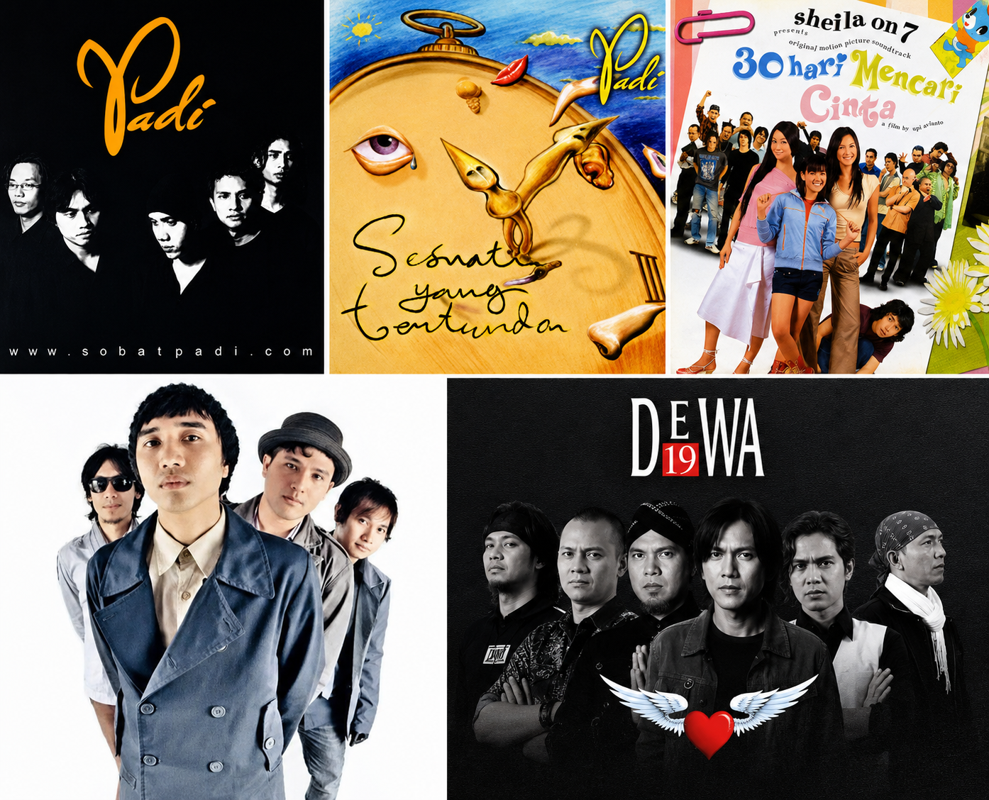 Beberapa band tahun 2000 yang masih eksis sampai hari ini
