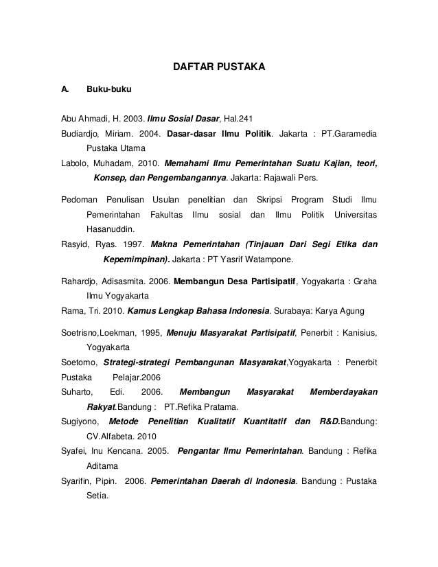 contoh daftar pustaka thesis