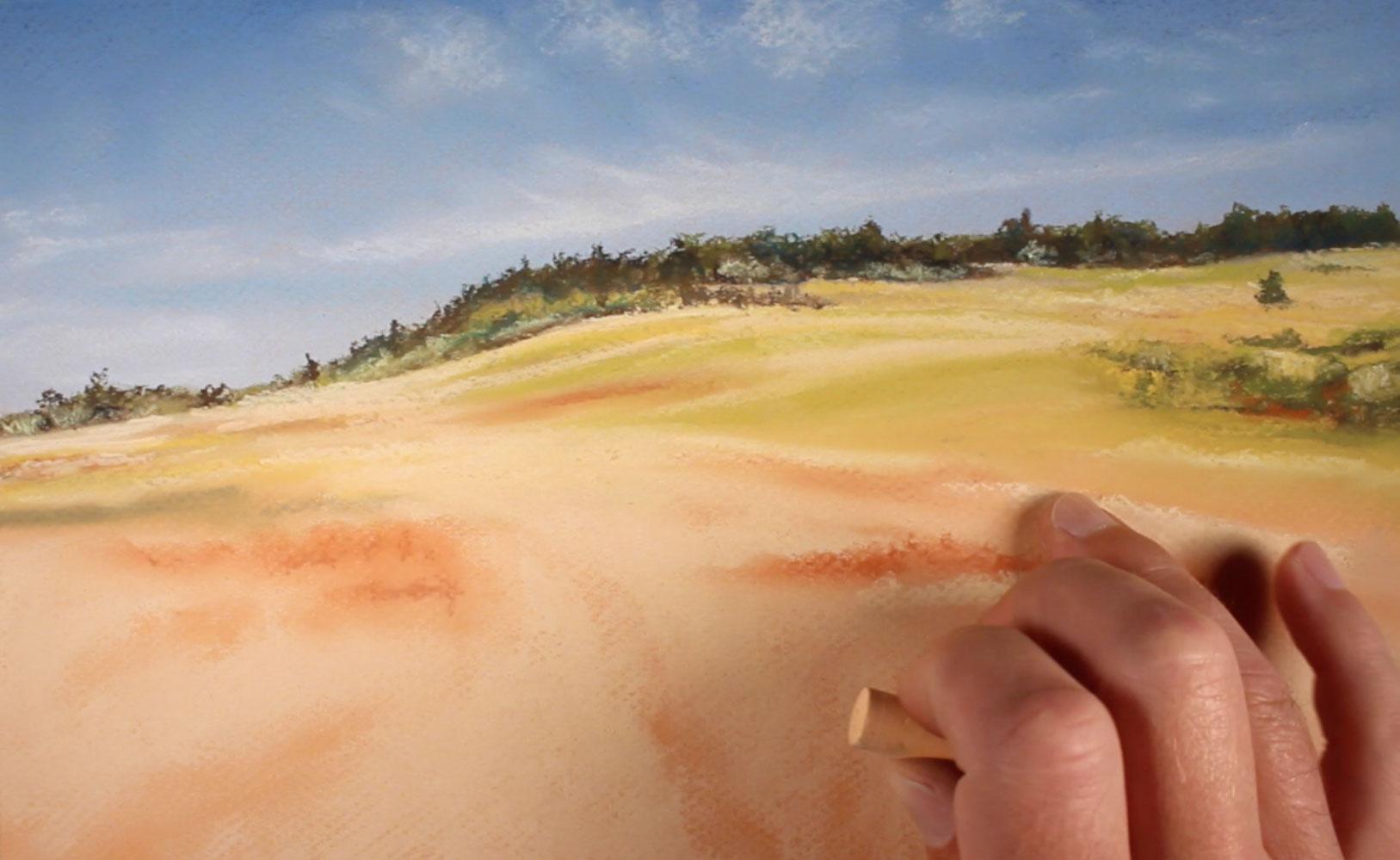 contoh gambar karya seni dengan pastel