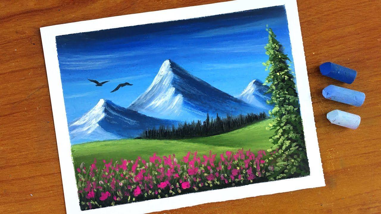 karya dengan pastel