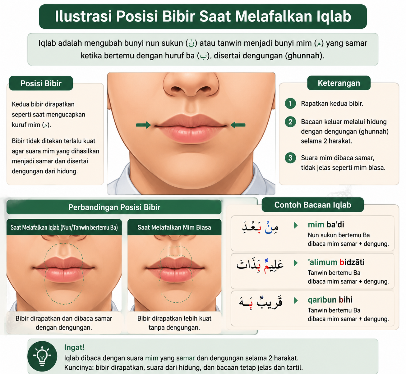 posisi bibir