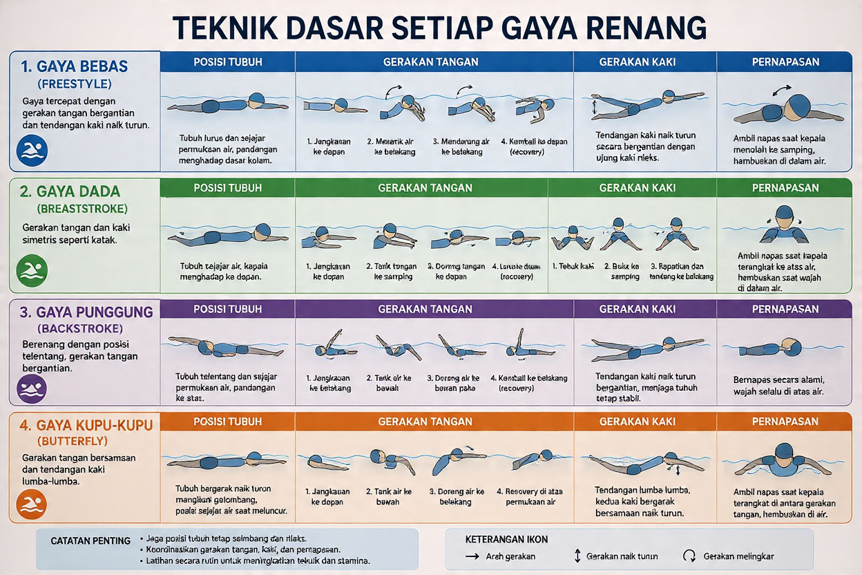 gaya renang