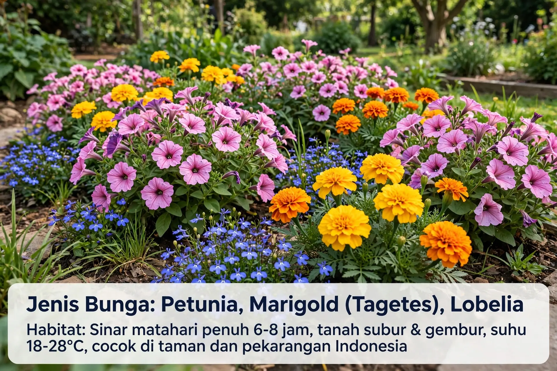 3 jenis bunga