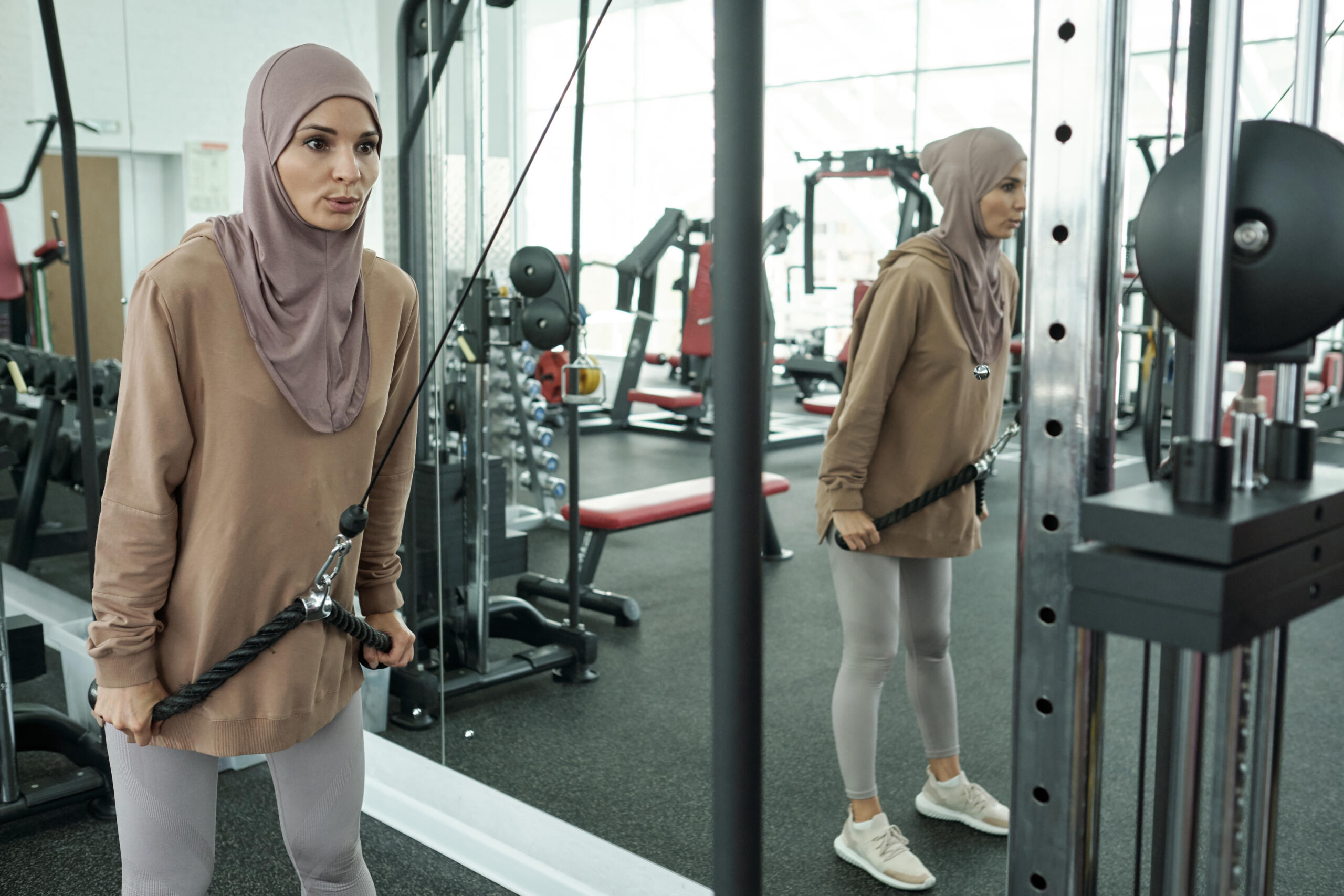 olahraga di gym