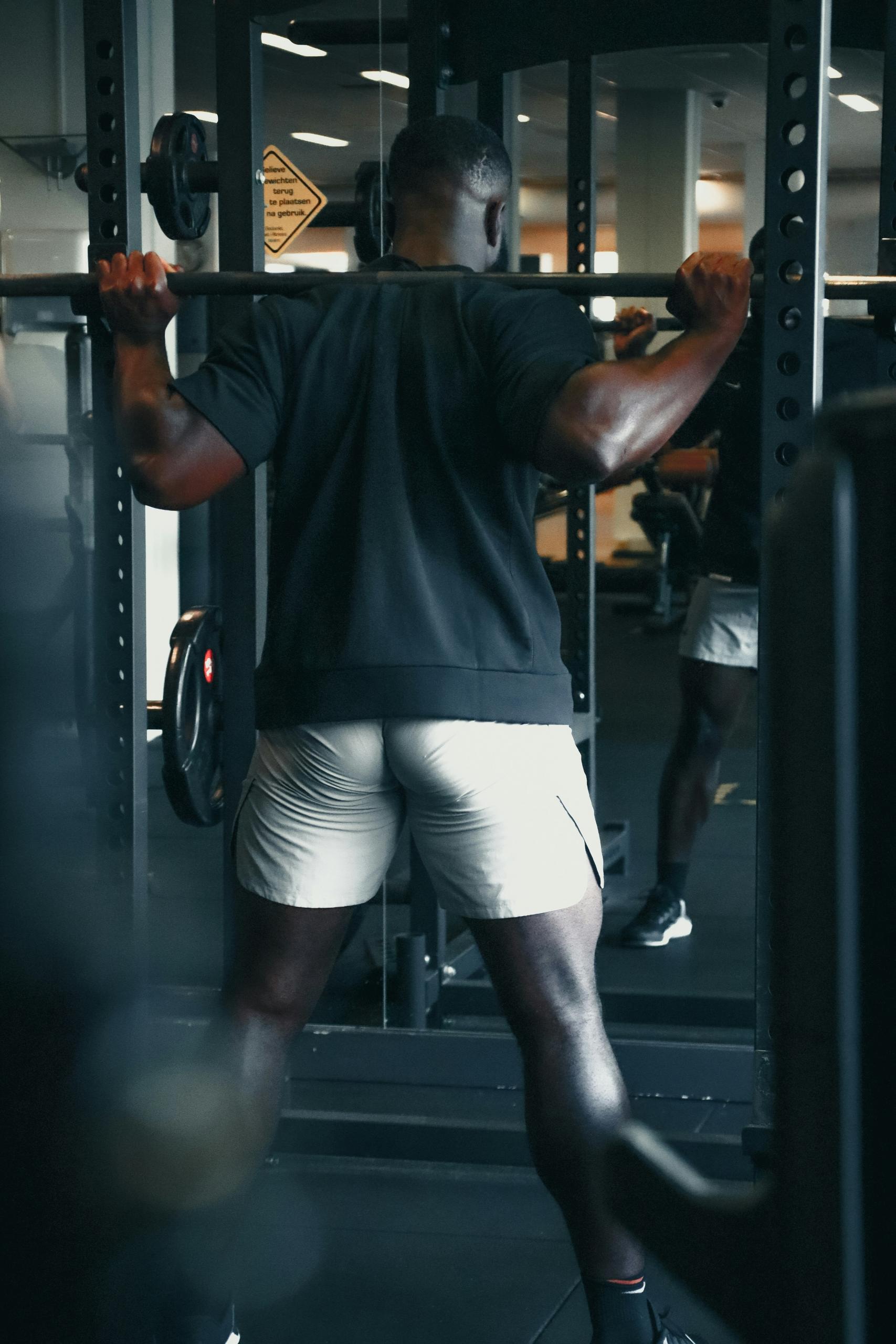 A client putting the work in between his personal training sessions