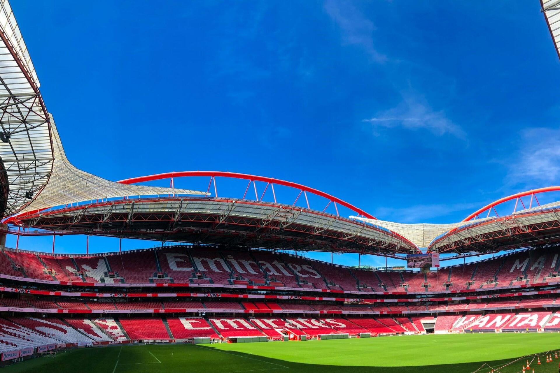 The Estadio da Luz in Lisbon, Portugal.