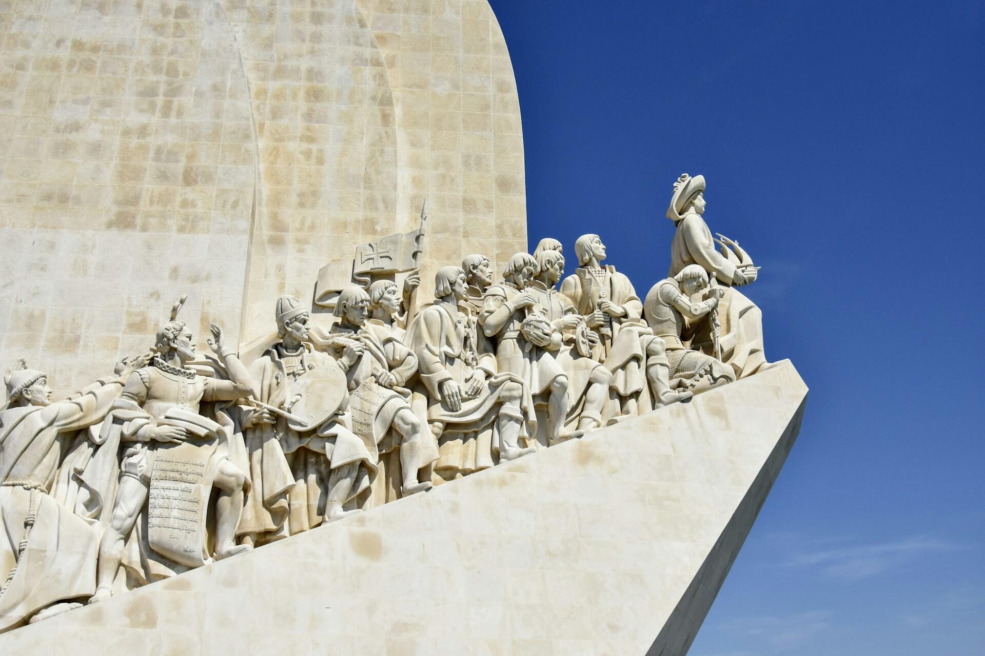 A monument in Lisbon to the explorers.