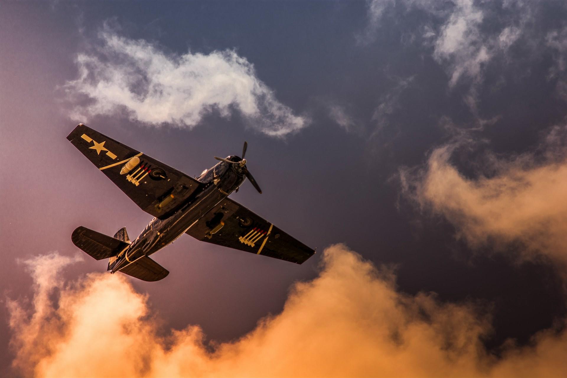 A World War II plane.