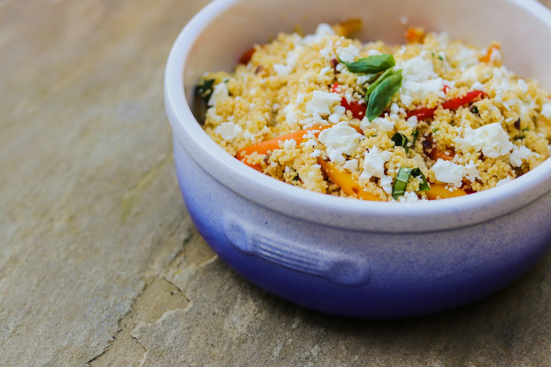 A couscous salad.