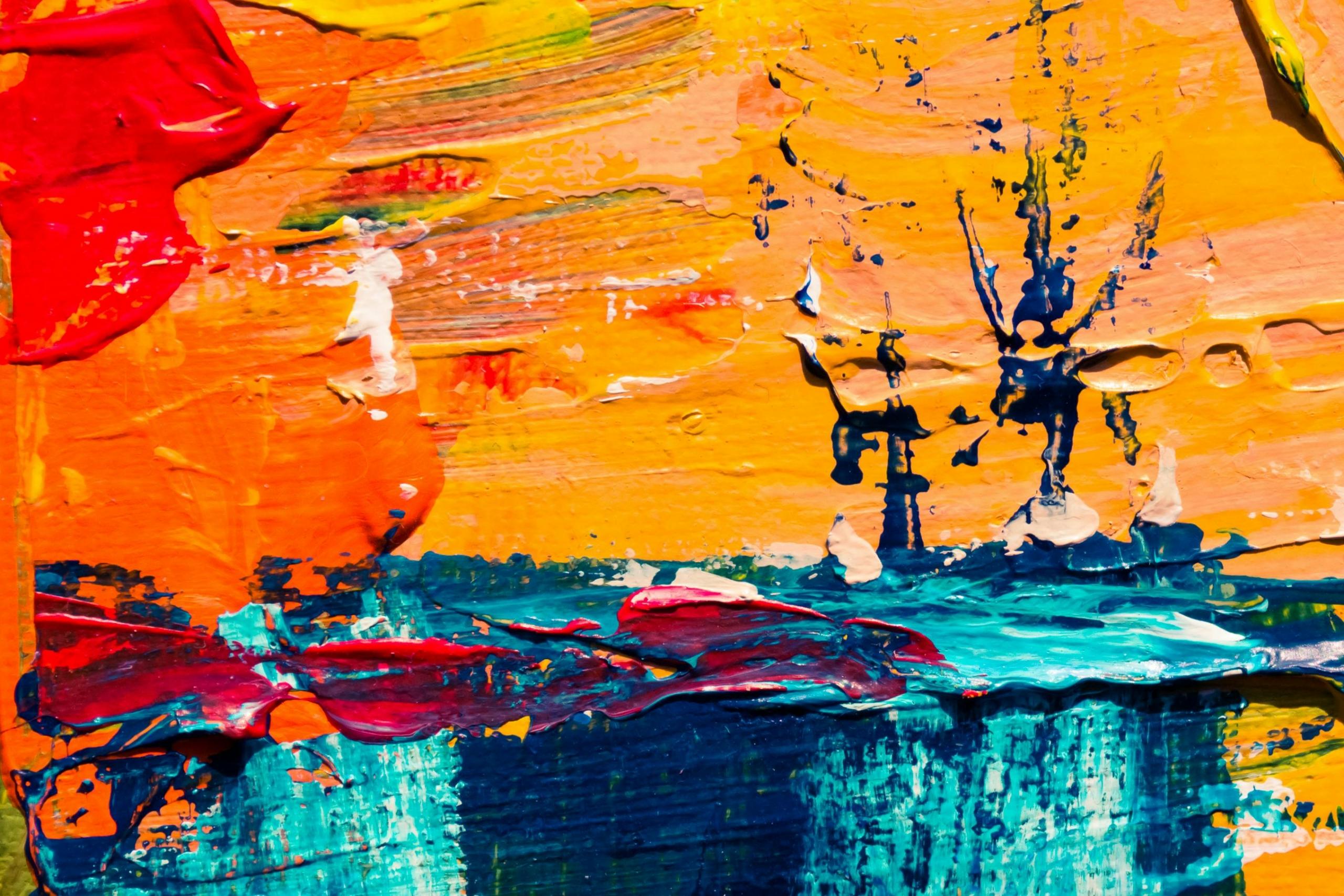 A perfect example of the beautiful textures and effects that can be made through oil painting