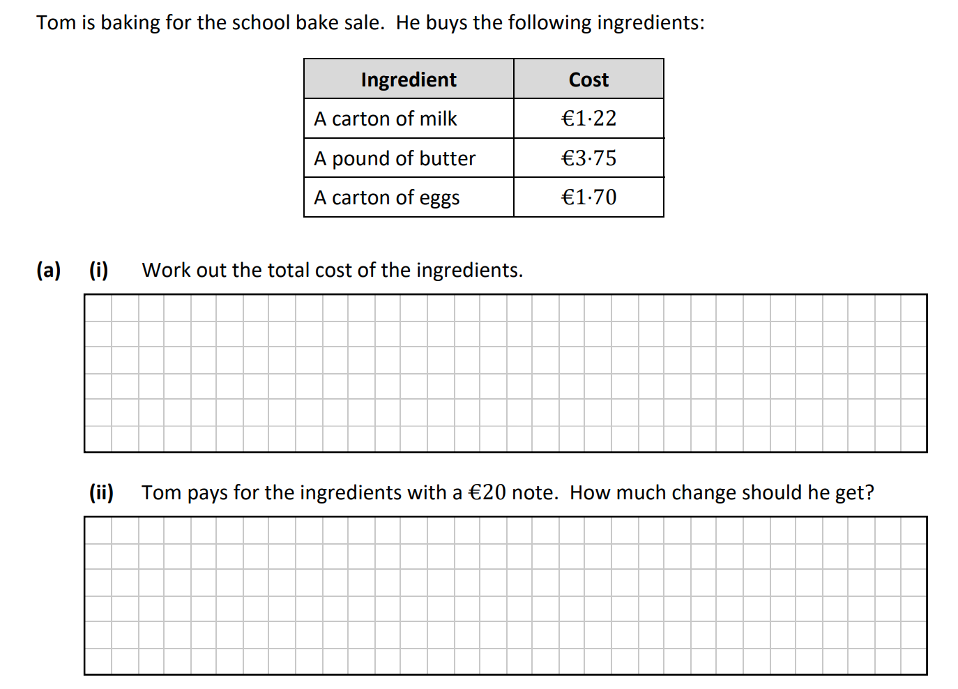 JC sample questions