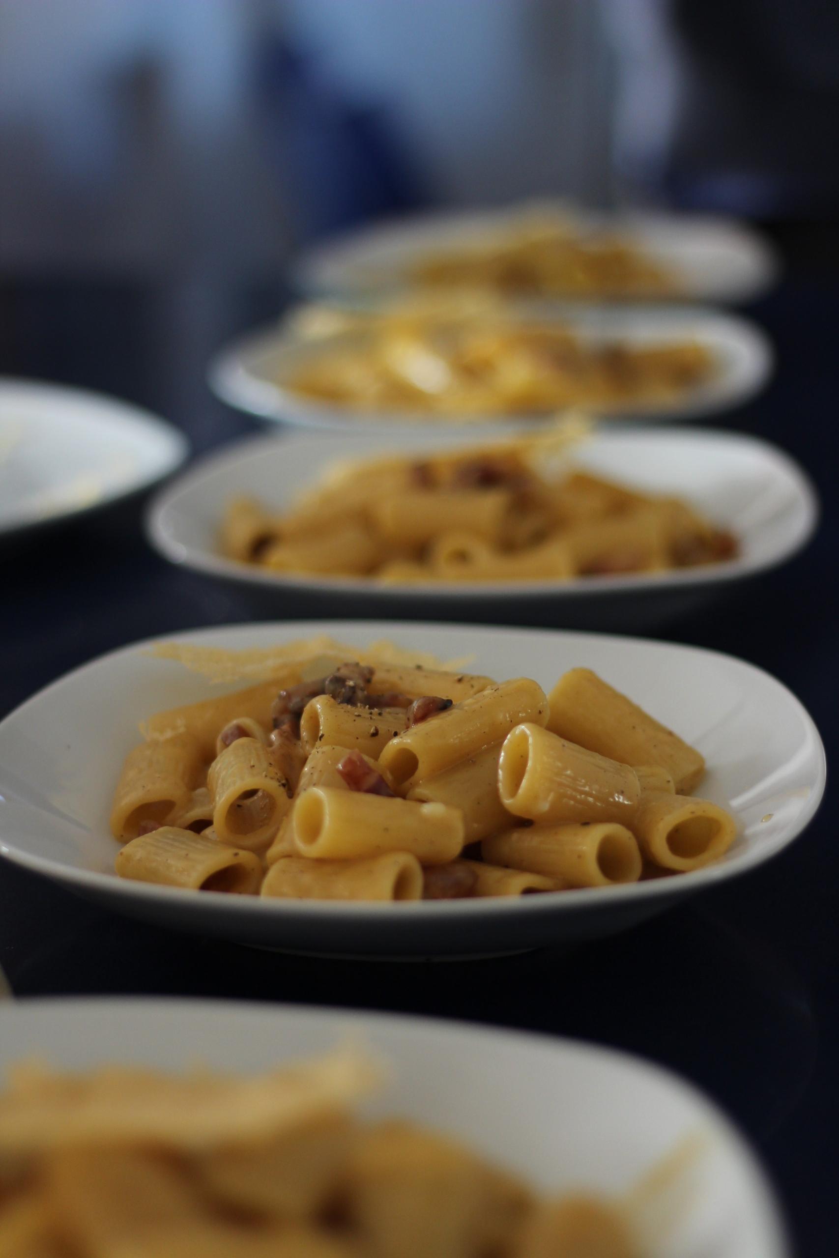 penne carbonara