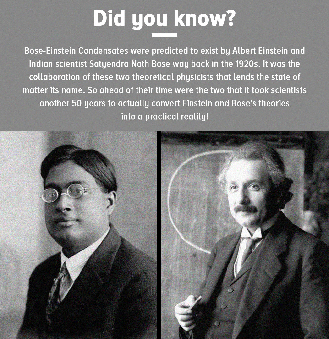 Historical image of two scientists