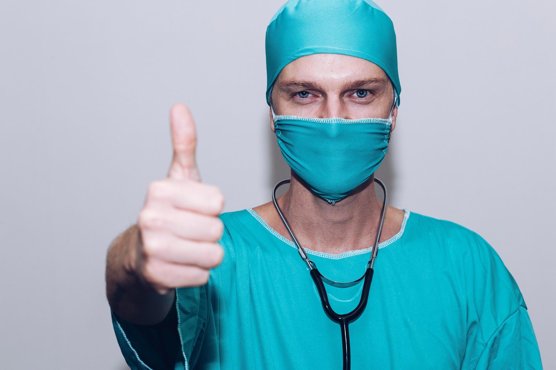 Studying to become a doctor
