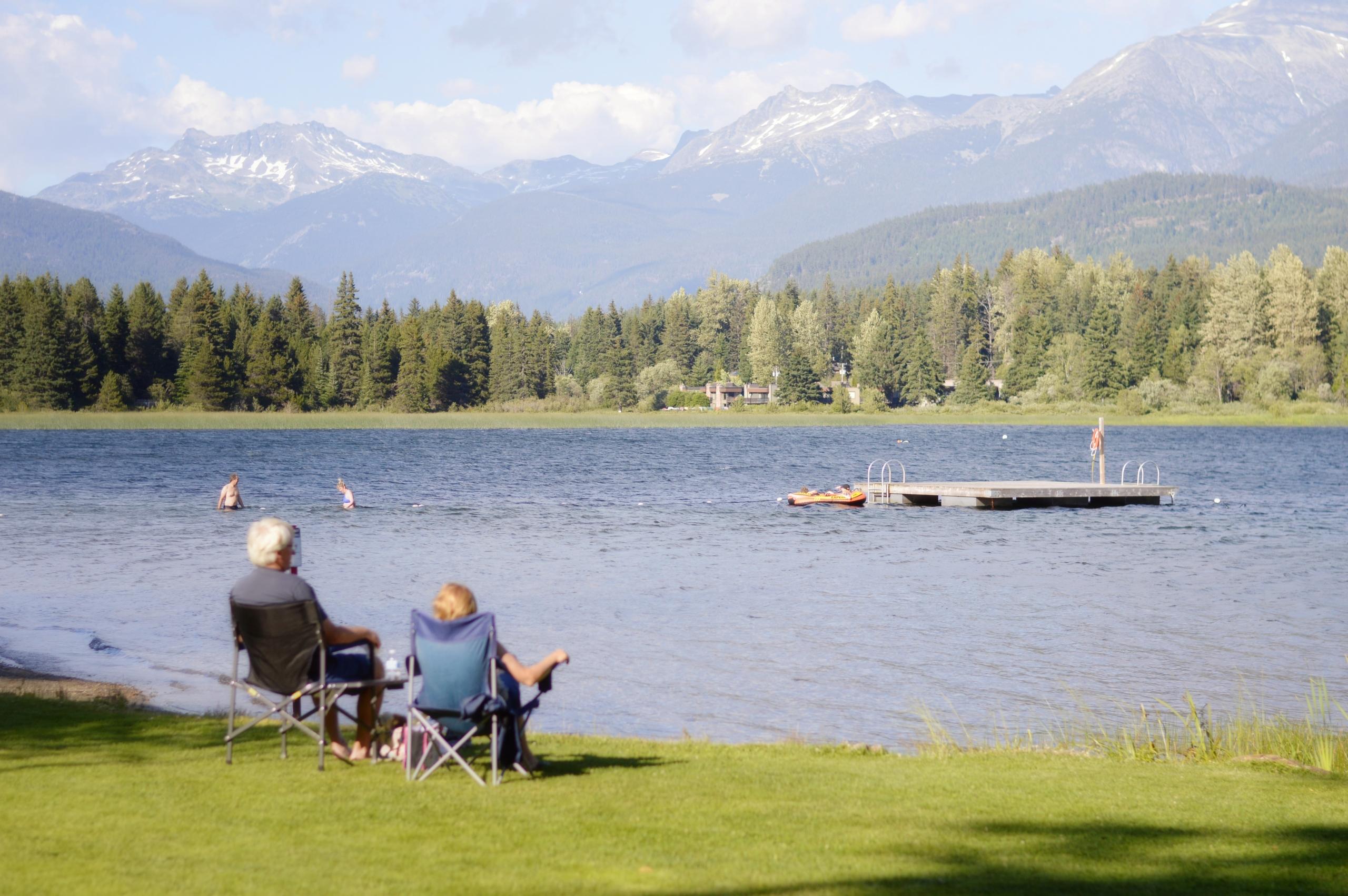 Enjoying retirement by the lake