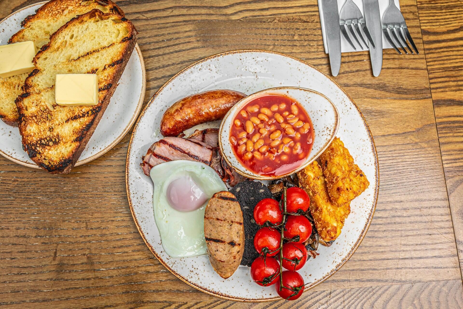 A full Irish breakfast.