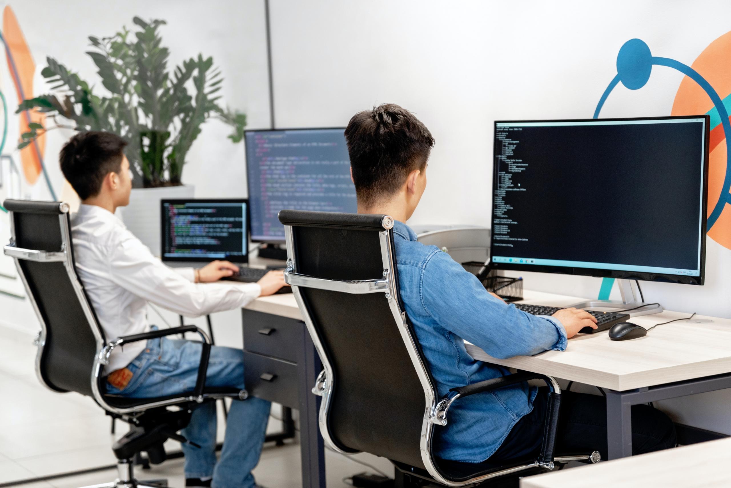 A stylish all-in-one computer, suitable for home or office use.