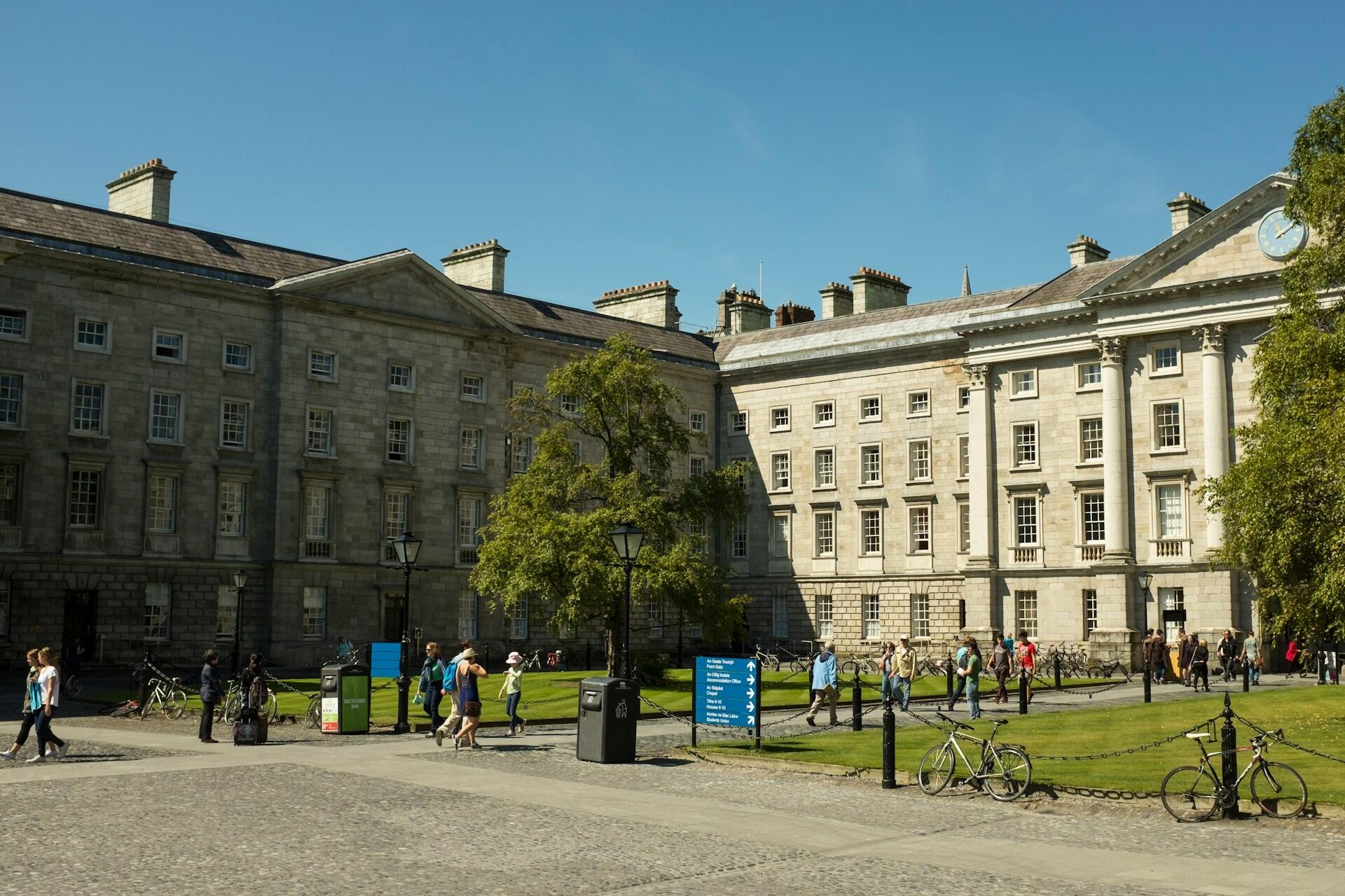 A building at Trinity College Dublin, Ireland.