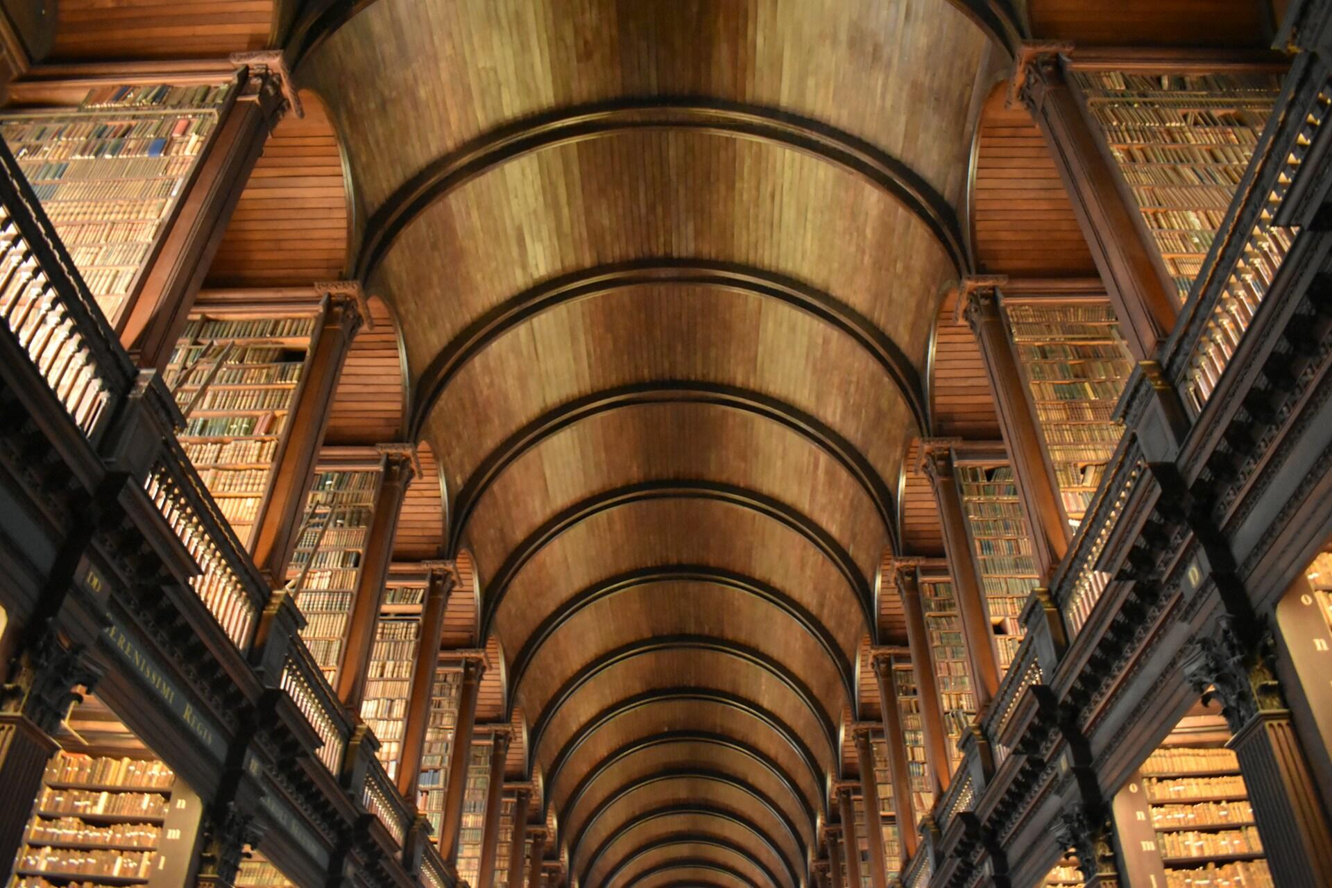 Trinity College Library, Dublin.