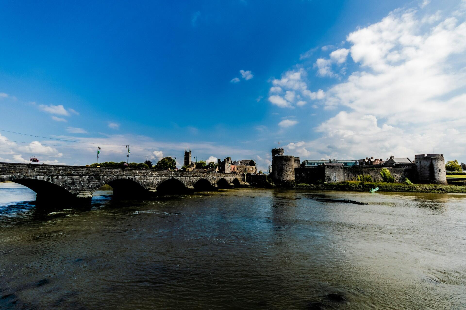 A bridge over a river in Limerick.