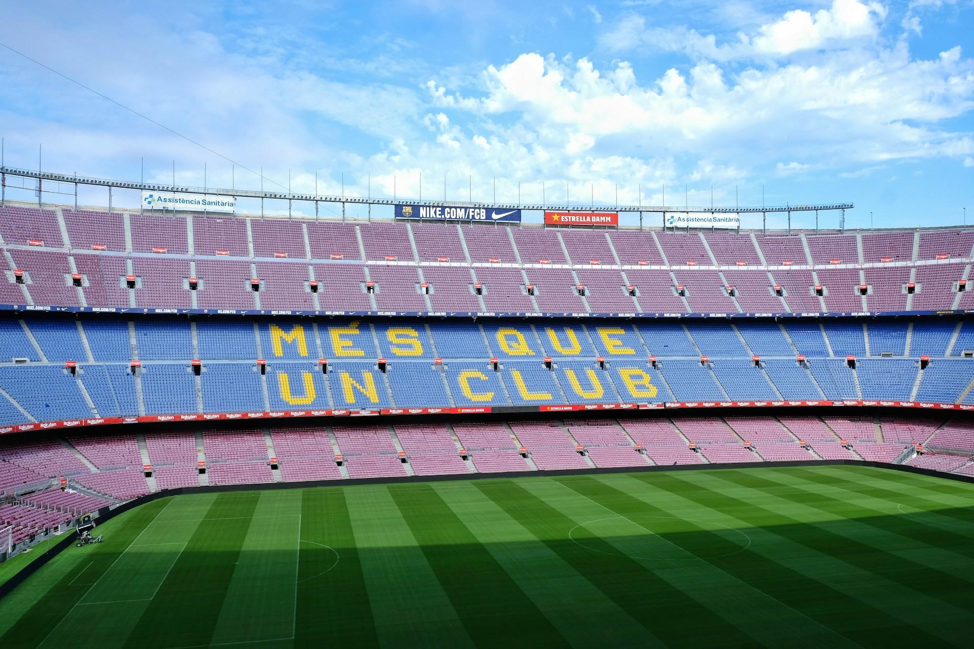 Barcelona's Camp Nou Stadium.