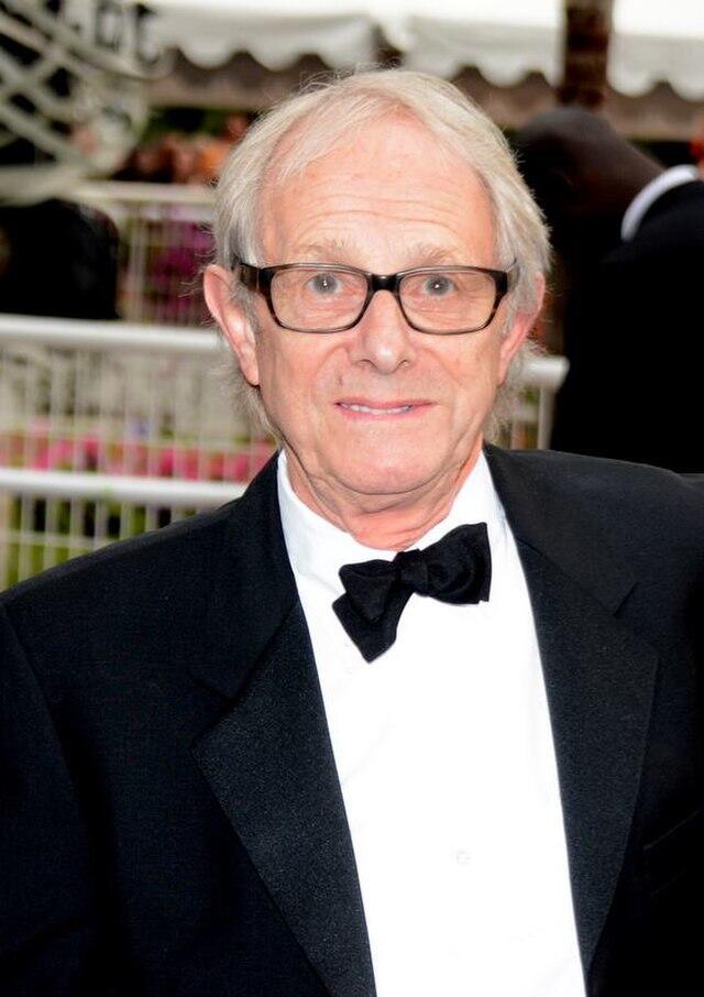 Ken Loach at an awards ceremony