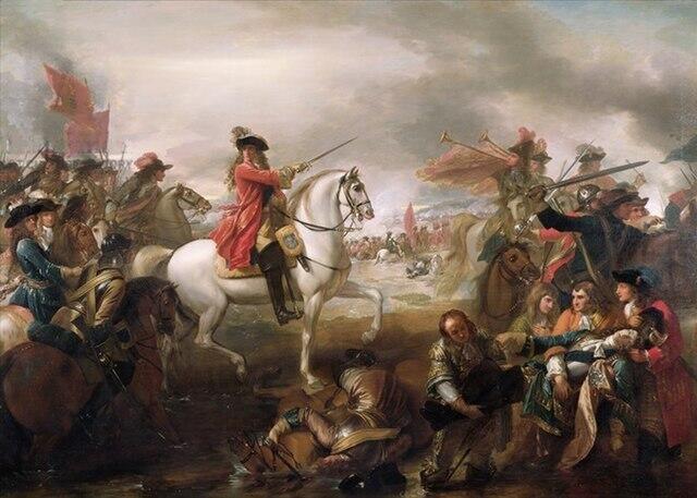 A photo of the painting "The Battle of Blenheim"