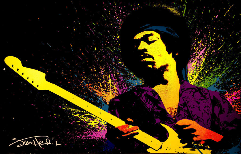 Artwork of Jimi Hendrix