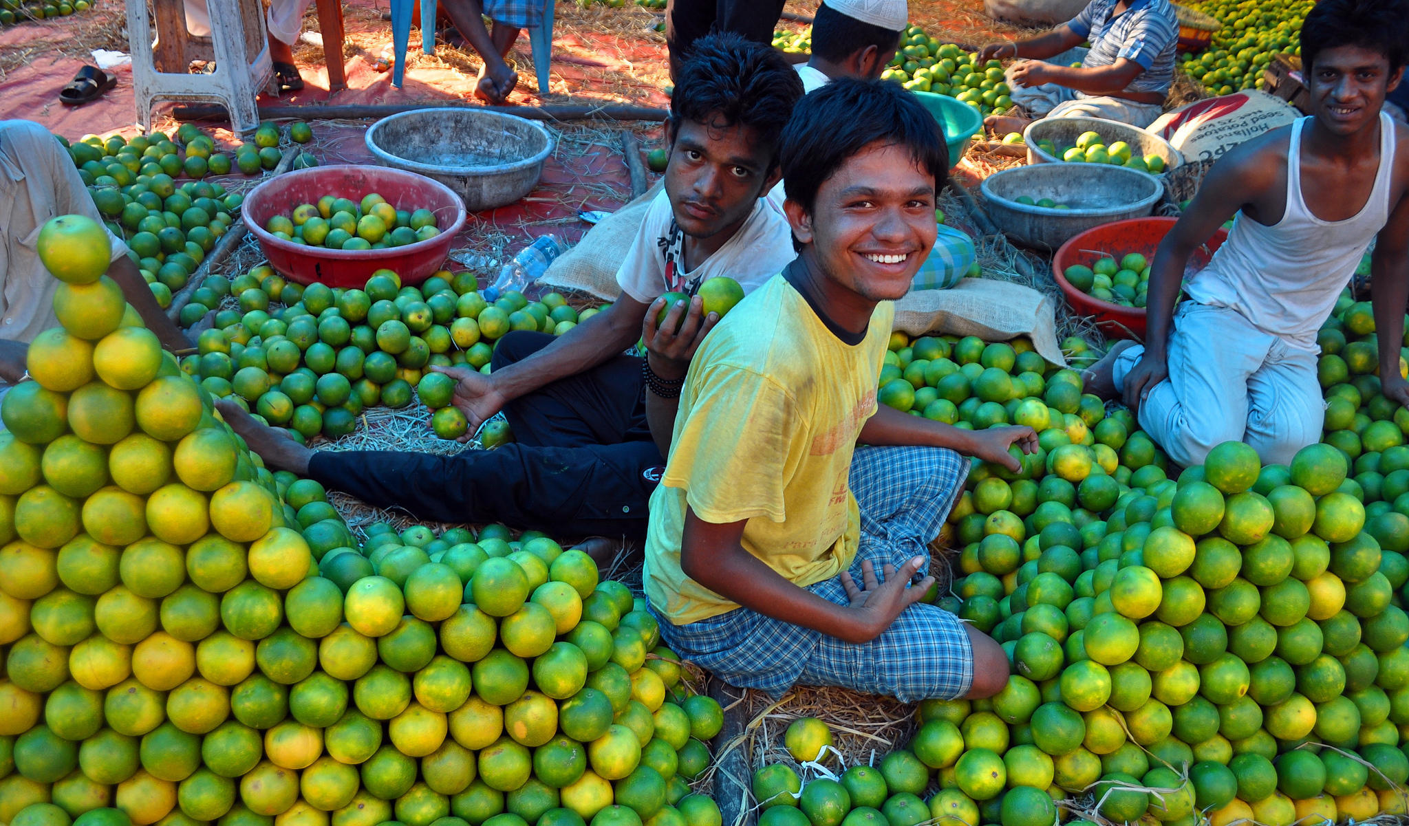 A market in Kolkata.