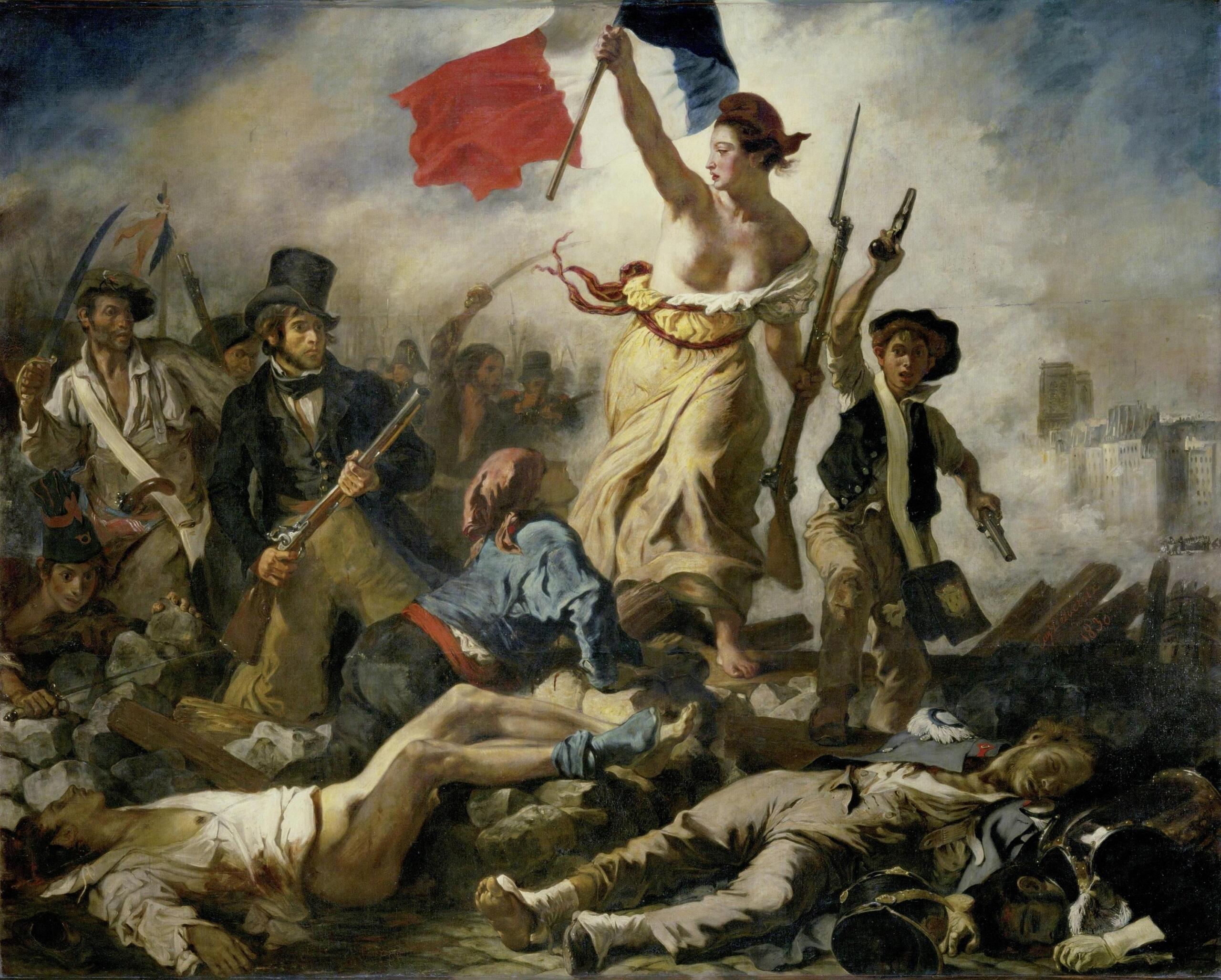 Who painted Liberty Leading the People?