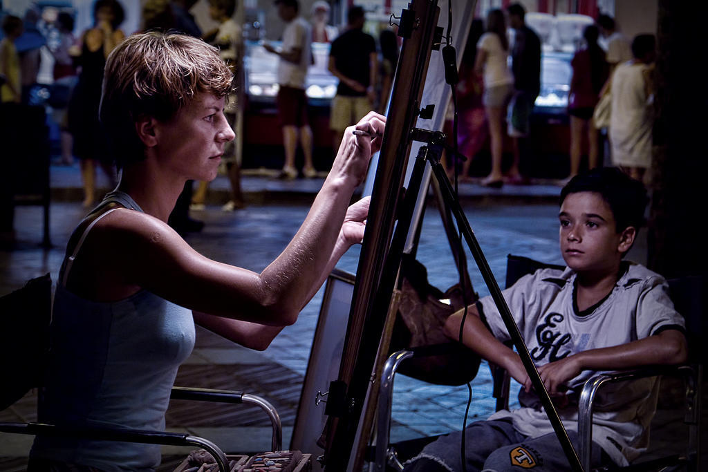 Life drawing session.