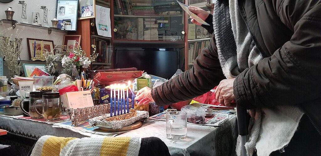 הדלקת חנוכייה בעיר ירושלים