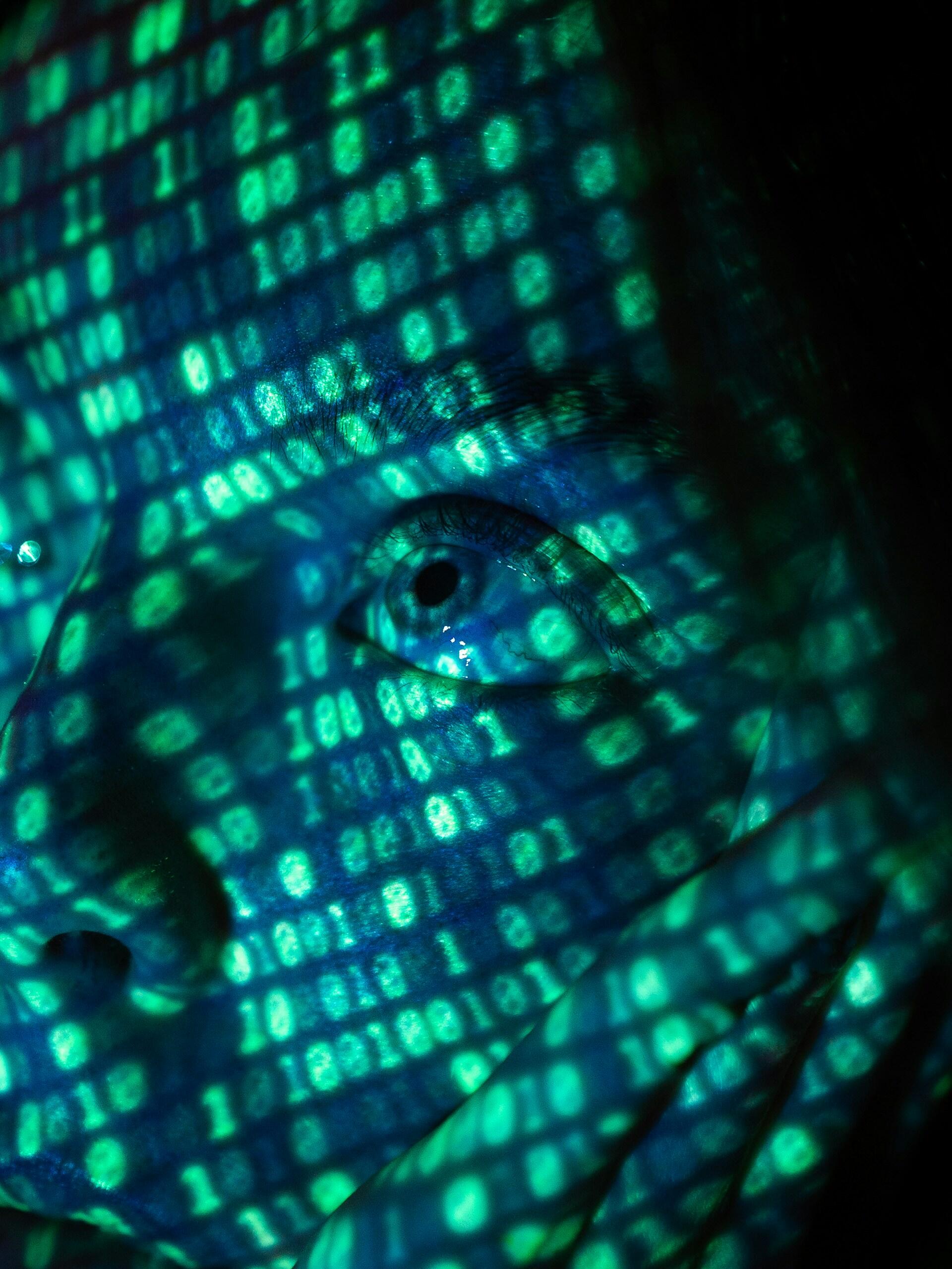 קודים מאירים על פנים